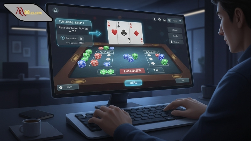 Hướng dẫn chơi Baccarat cho người mới từ A đến Z chi tiết